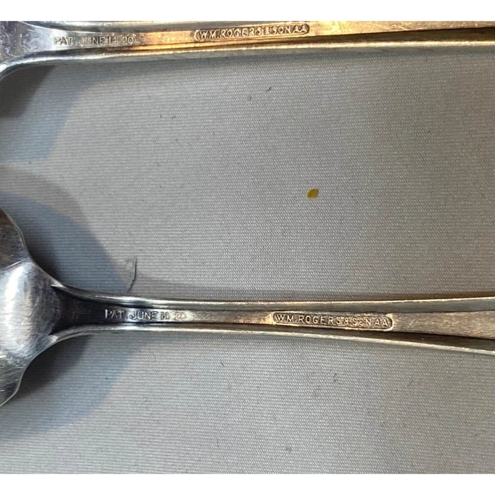 Vintage Rogers La France silverplate 9 Pieces Flatware 1920